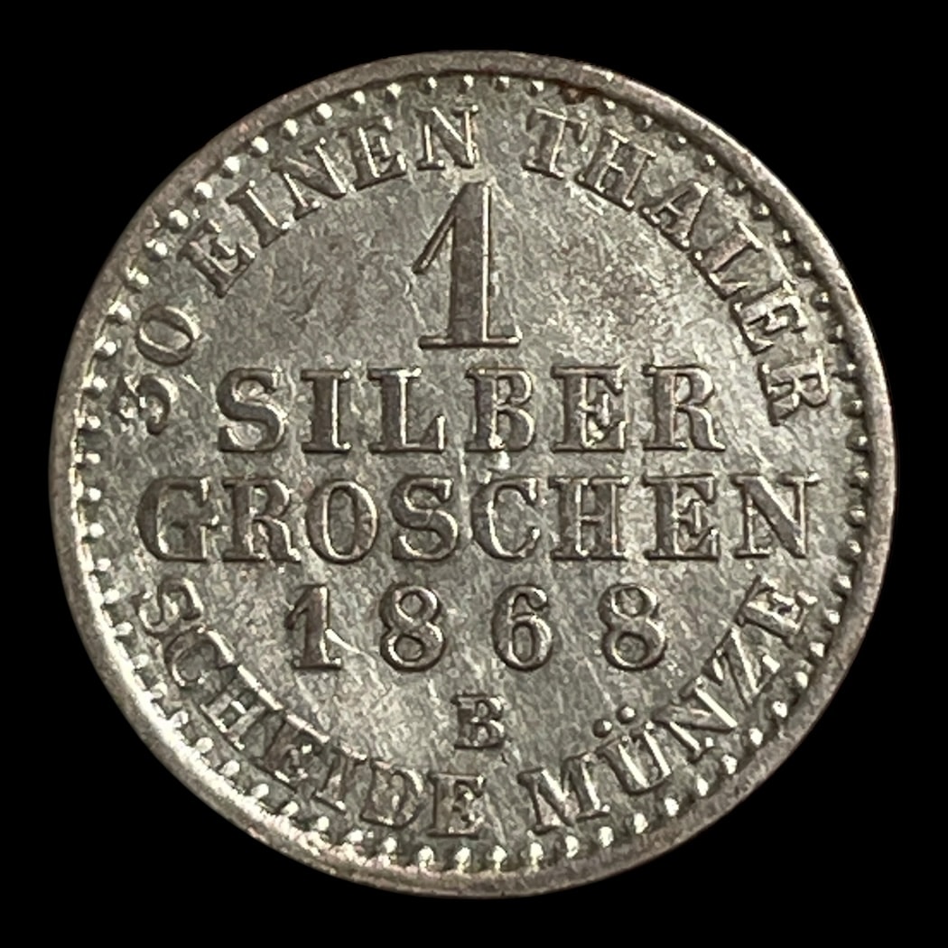 1 Silbergroschen 1868 B - Preussen