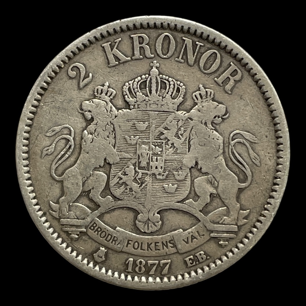 2 Kr 1877 Sverige