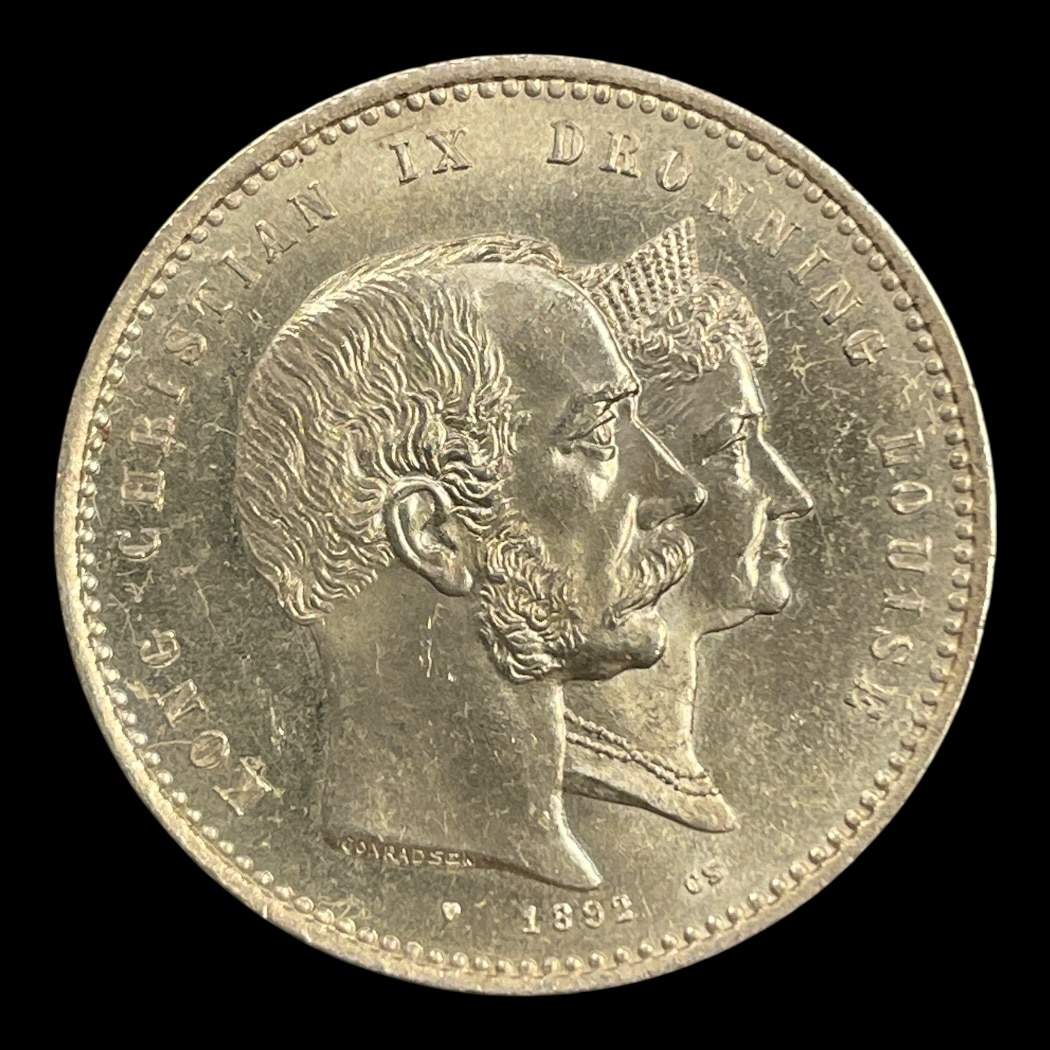2 kr Erindringsmønt 1892
