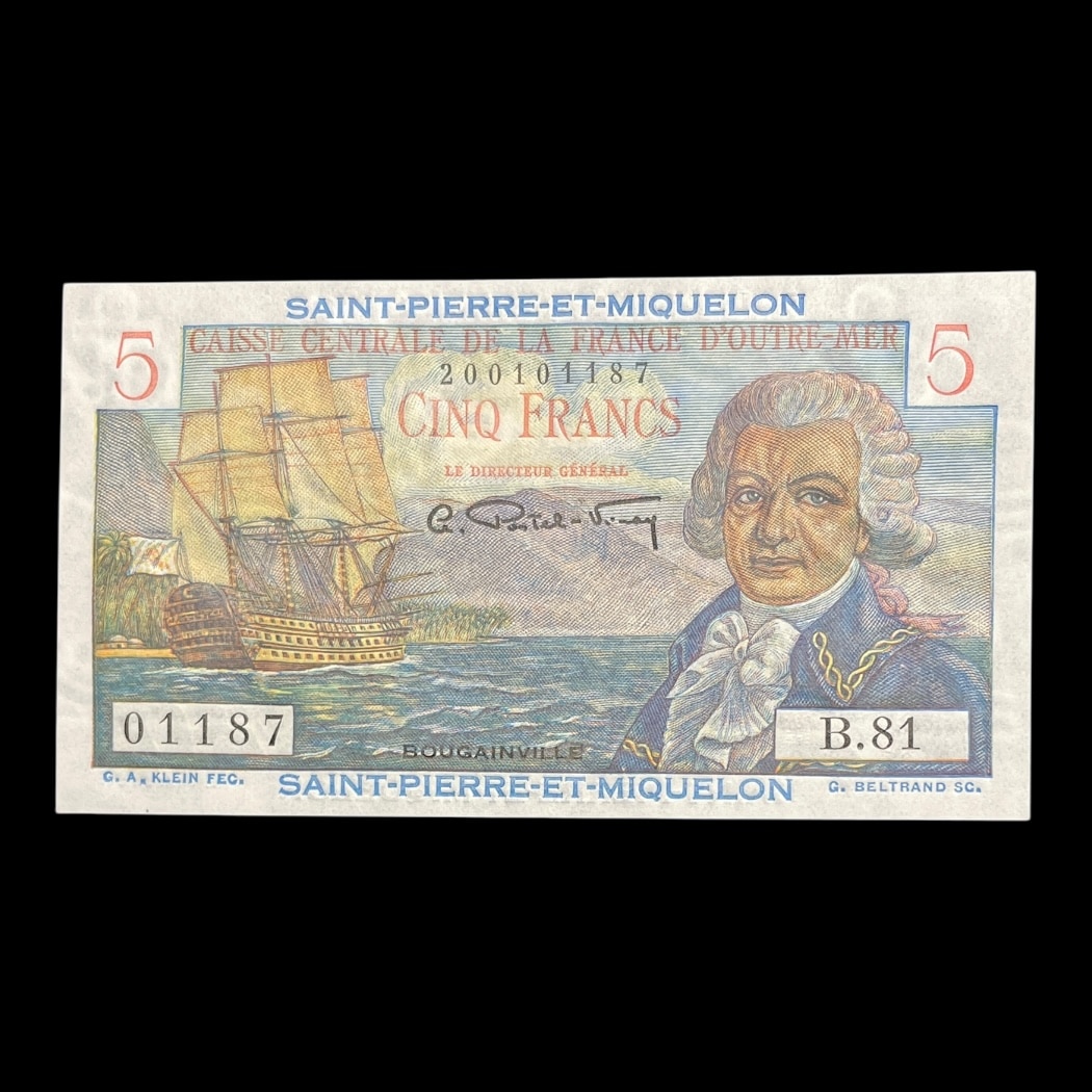 5 Francs St. Pierre ND 1950/60
