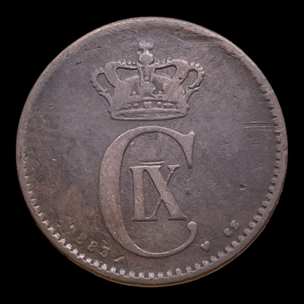 2 øre 1883