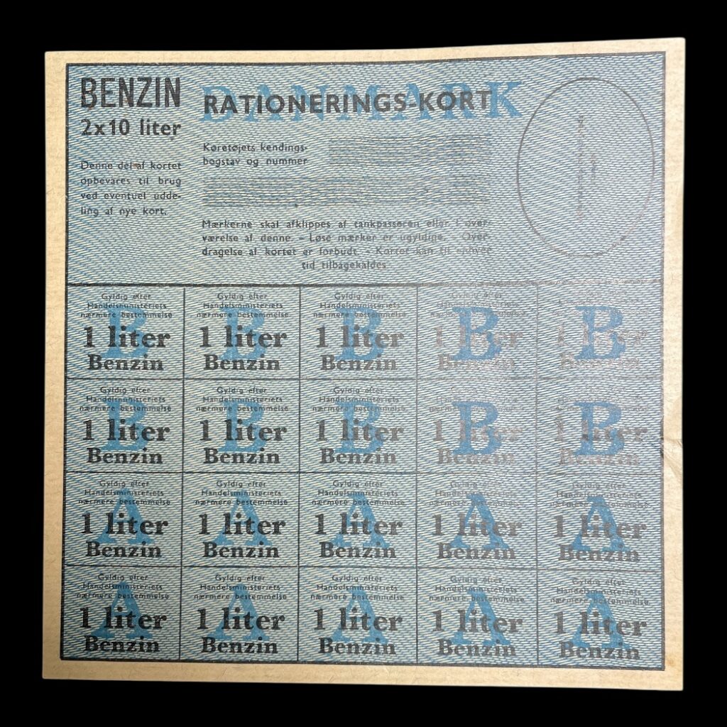 Rationering Benzin 20x1 L.