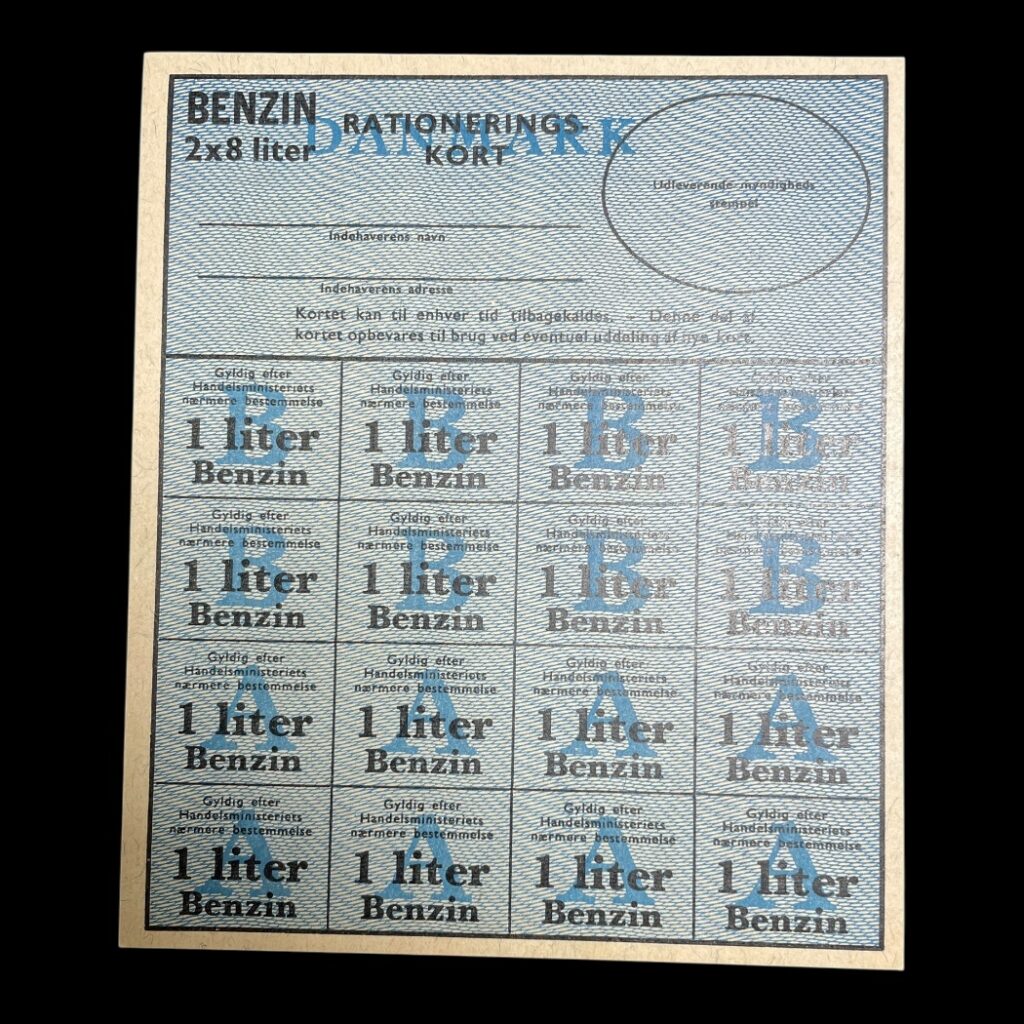 Rationering Benzin 16x1 L.