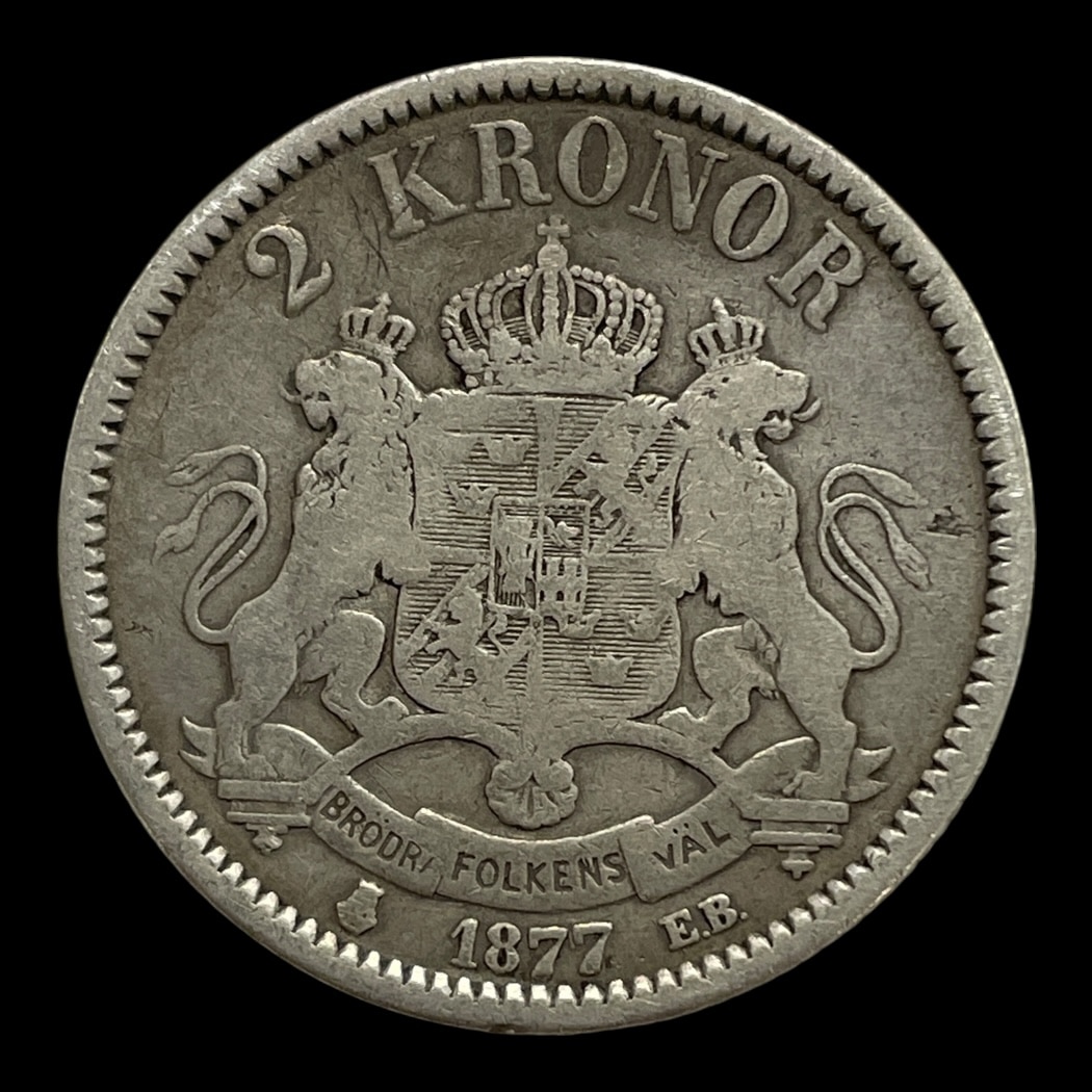 2 Kr 1877 Sverige