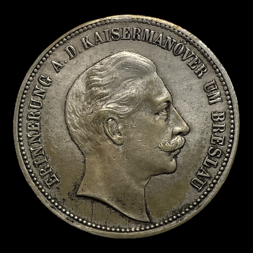 Medalje - De kejserlige manøvrer i Breslau 1882