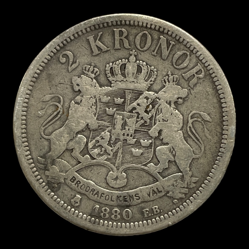 2 Kr 1880 Sverige